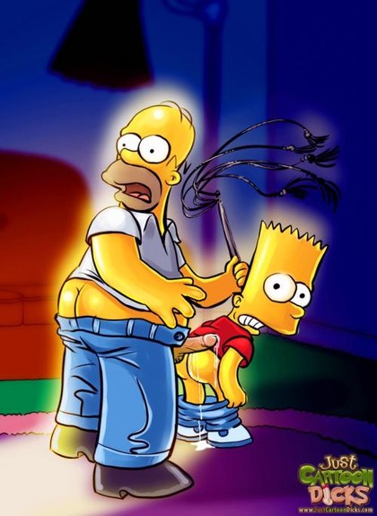 Homer gets hid load off in barts tight nude ass you can see 
